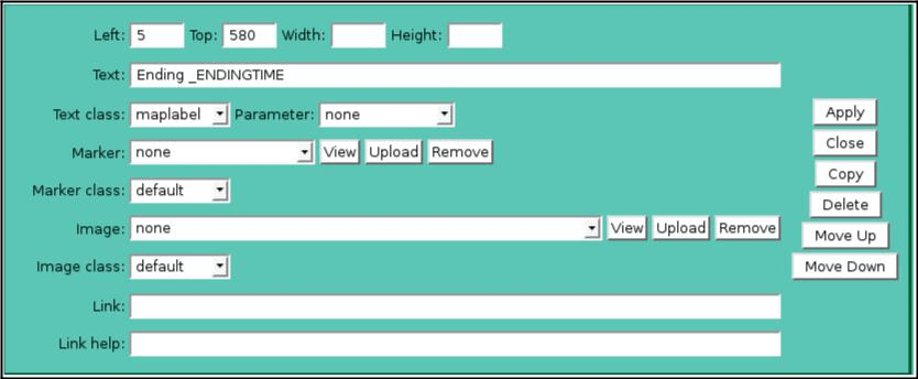 Maps NovaStar 5 Administrator - Map Annotation Edit Panel 
